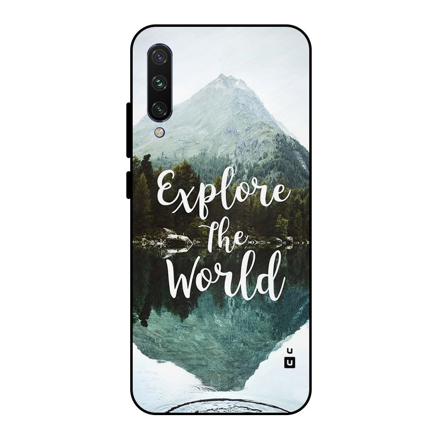 Explore The World Metal Back Case for Mi A3