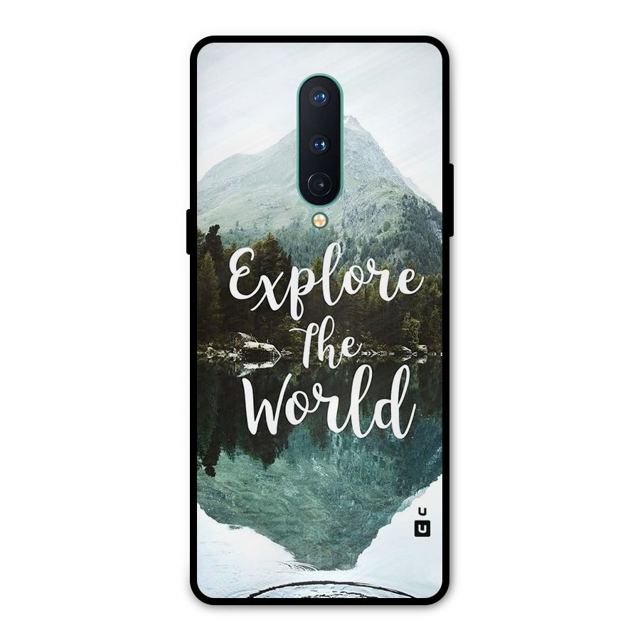 Explore The World Metal Back Case for OnePlus 8