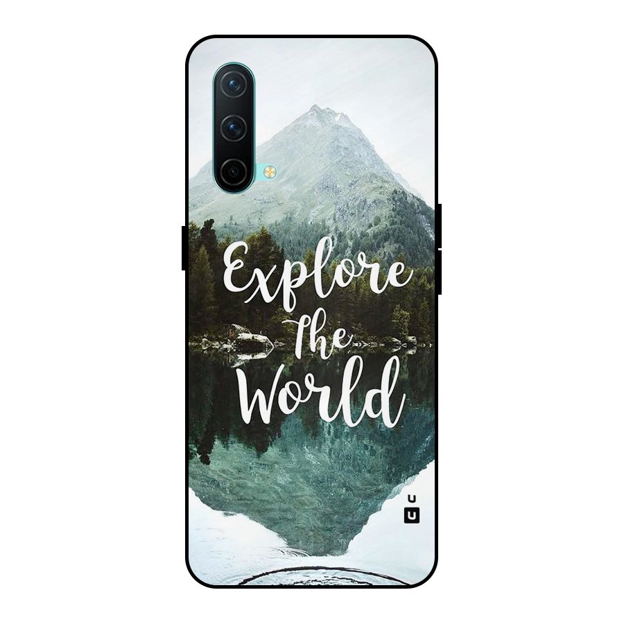 Explore The World Metal Back Case for OnePlus Nord CE 5G