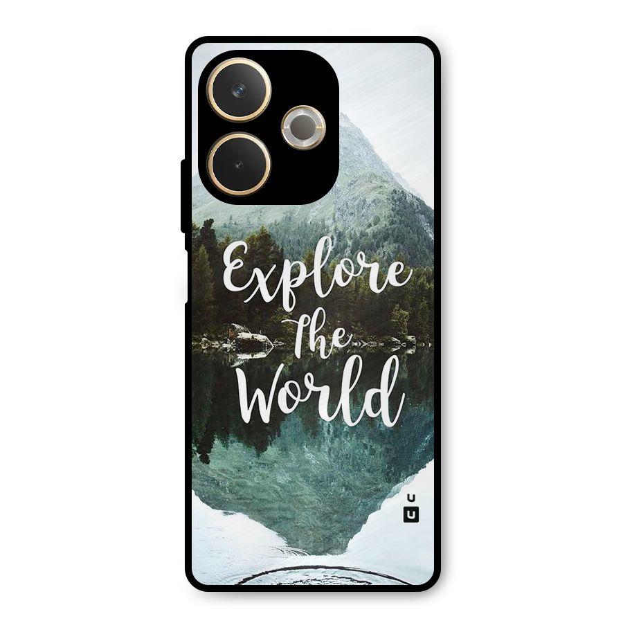 Explore The World Metal Back Case for Oppo A5 Pro