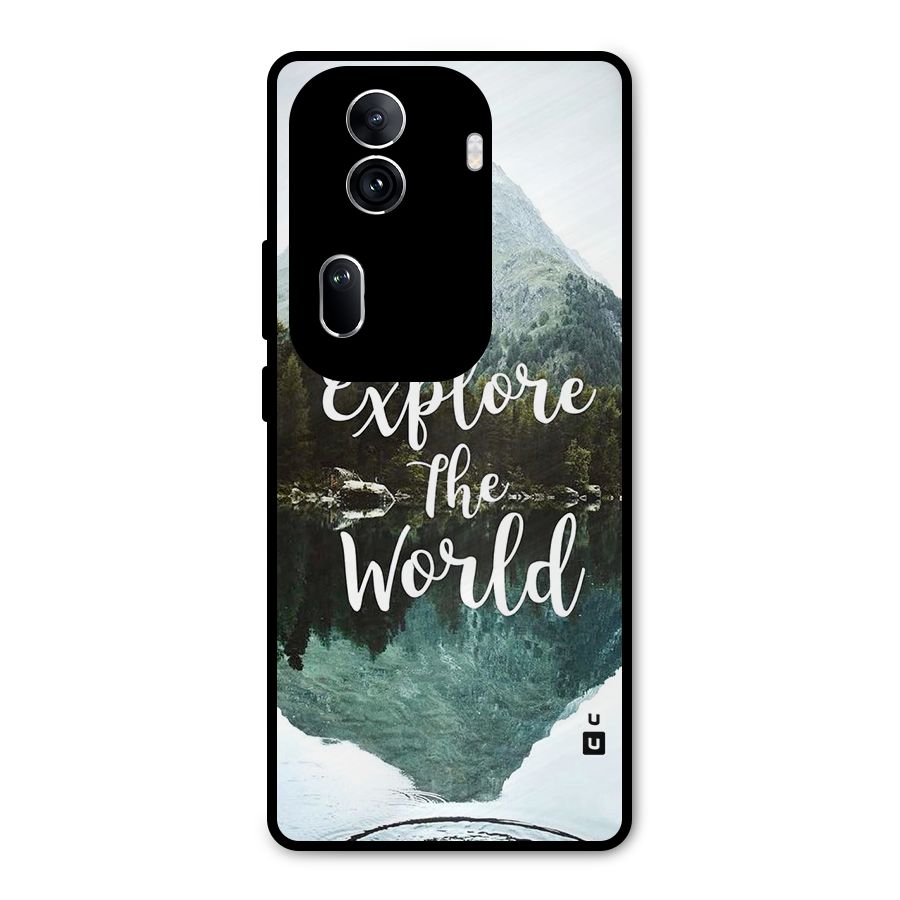Explore The World Metal Back Case for Oppo Reno11 Pro 5G