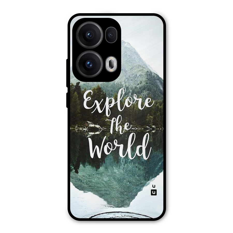 Explore The World Metal Back Case for Oppo Reno13 Pro