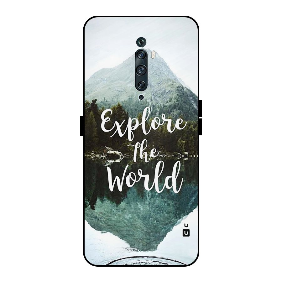 Explore The World Metal Back Case for Oppo Reno2 Z