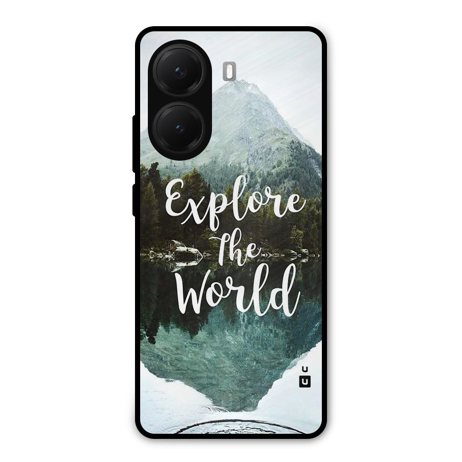 Explore The World Metal Back Case for Poco X7 Pro