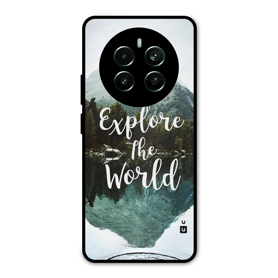 Explore The World Metal Back Case for Realme 12 Pro Plus