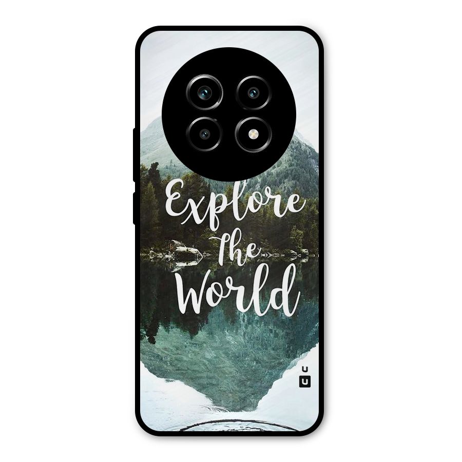 Explore The World Metal Back Case for Realme 13 Pro