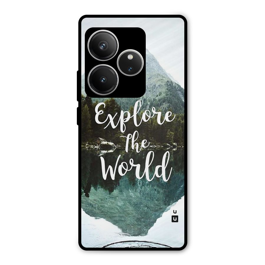 Explore The World Metal Back Case for Realme GT 6
