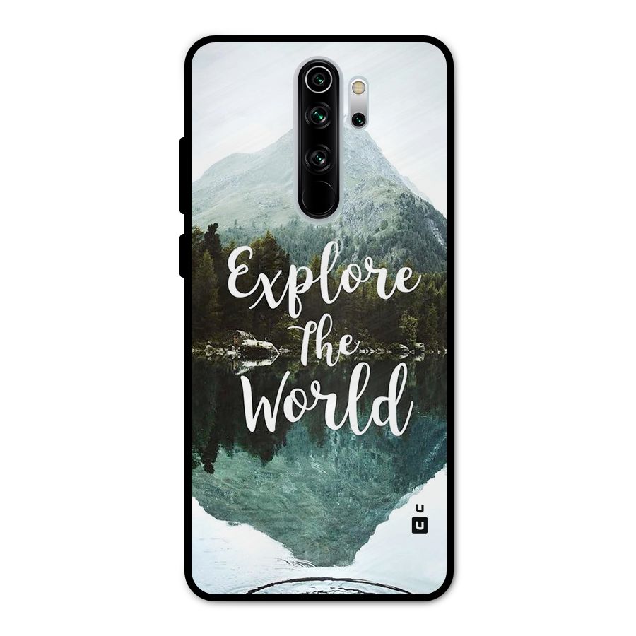 Explore The World Metal Back Case for Redmi Note 8 Pro