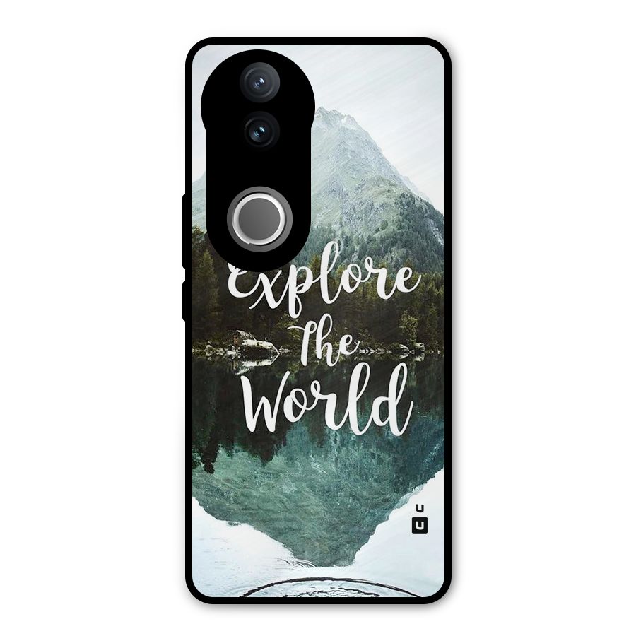 Explore The World Metal Back Case for Vivo V50