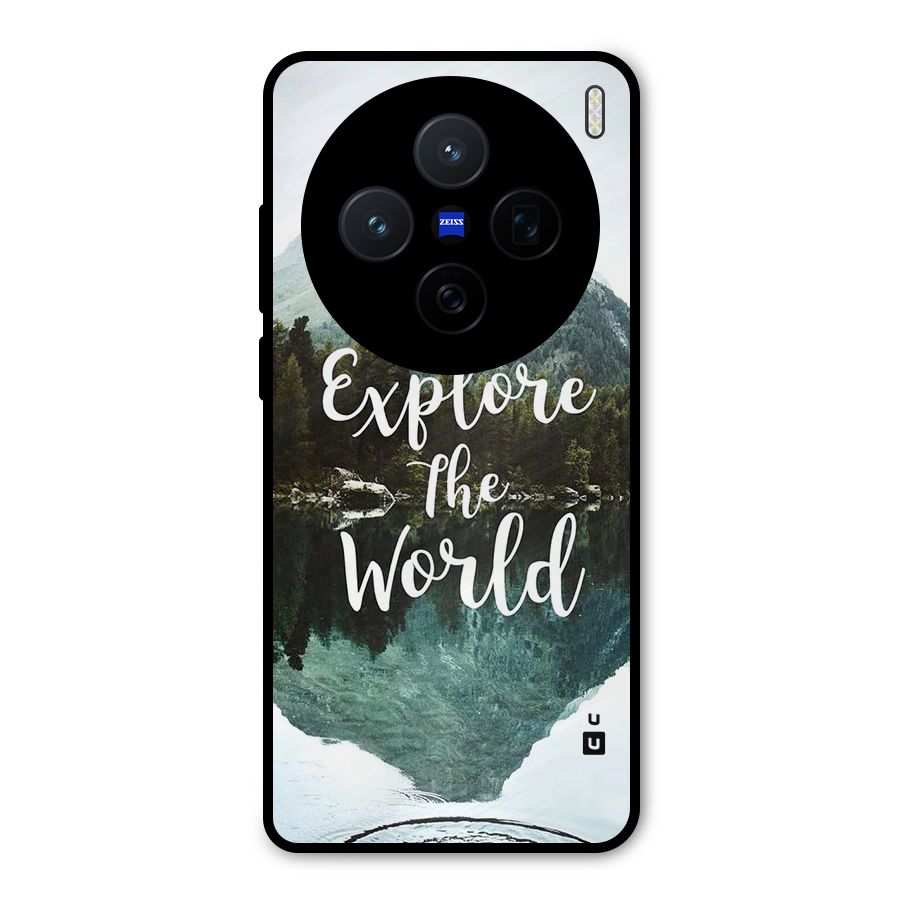 Explore The World Metal Back Case for Vivo X200