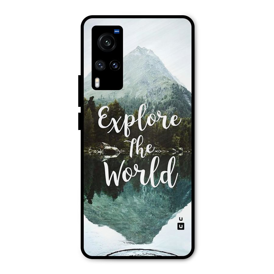 Explore The World Metal Back Case for Vivo X60