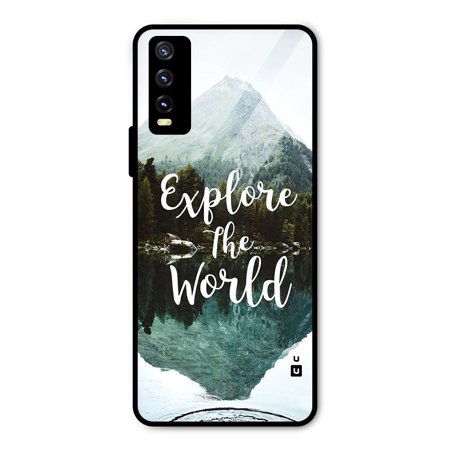 Explore The World Metal Back Case for Vivo Y20