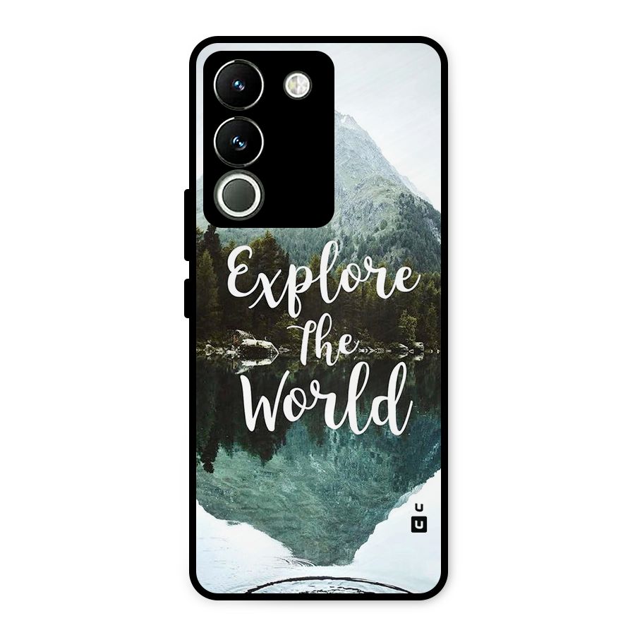 Explore The World Metal Back Case for Vivo Y200