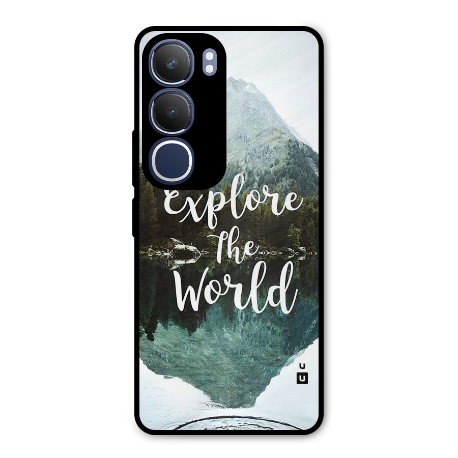Explore The World Metal Back Case for Vivo Y29