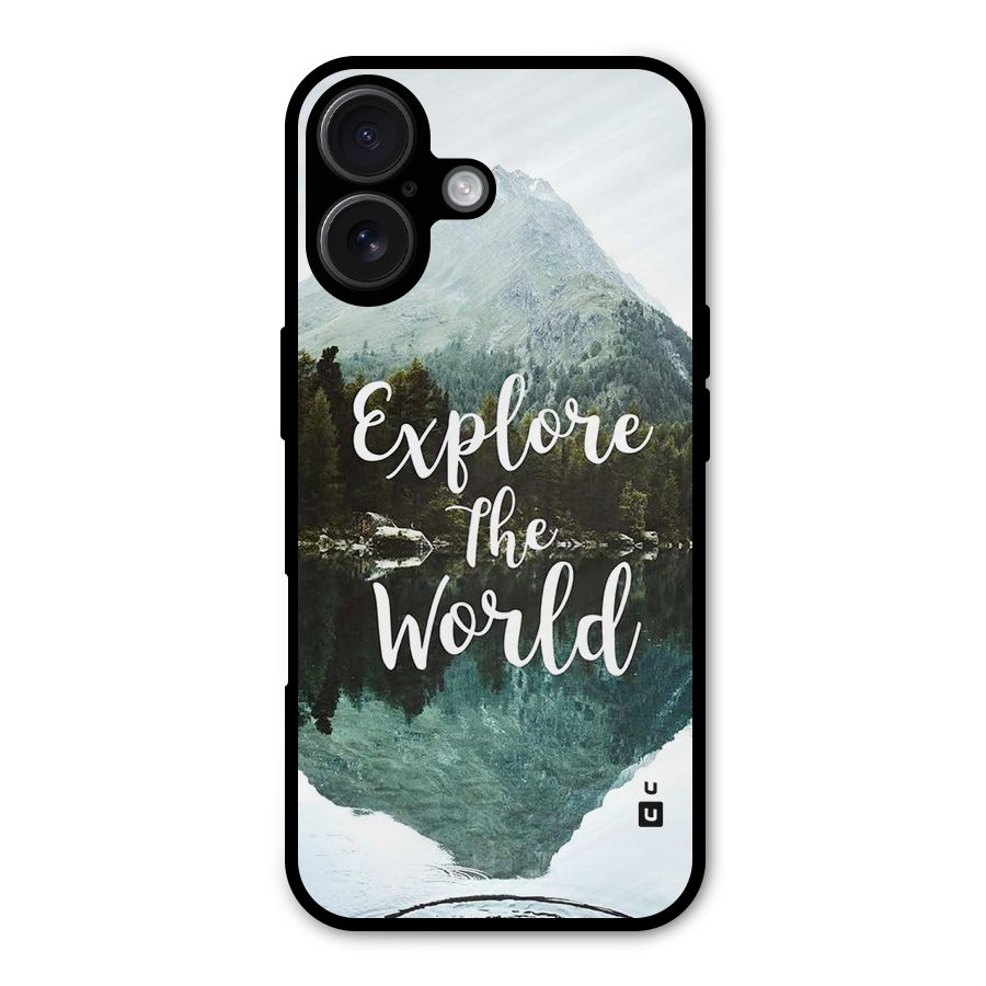 Explore The World Metal Back Case for iPhone 16
