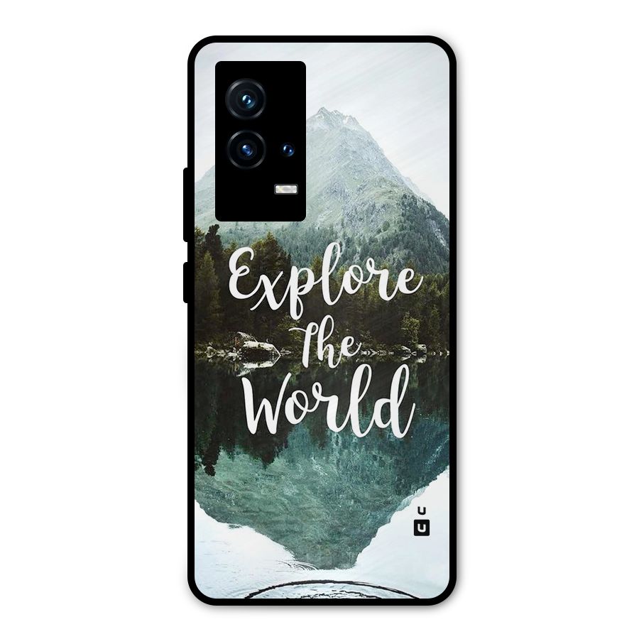 Explore The World Metal Back Case for iQOO 9 5G