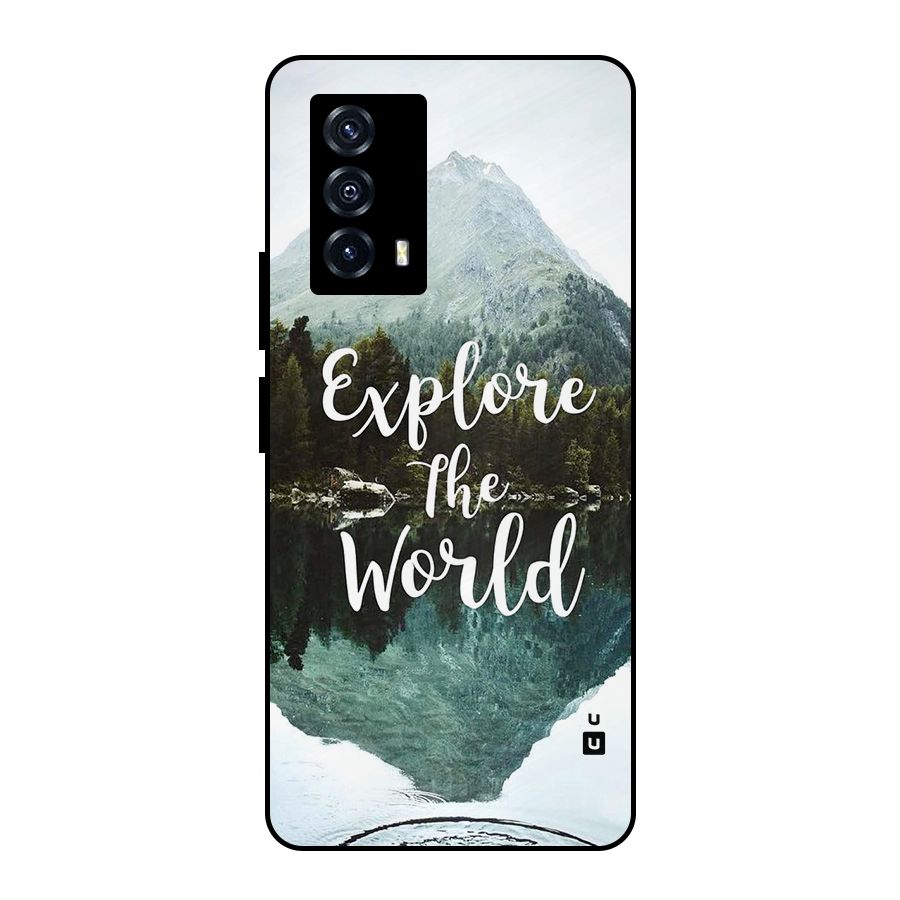 Explore The World Metal Back Case for iQOO Z5