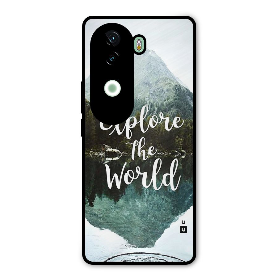 Explore The World Metal Back Case for iQOO Z9s