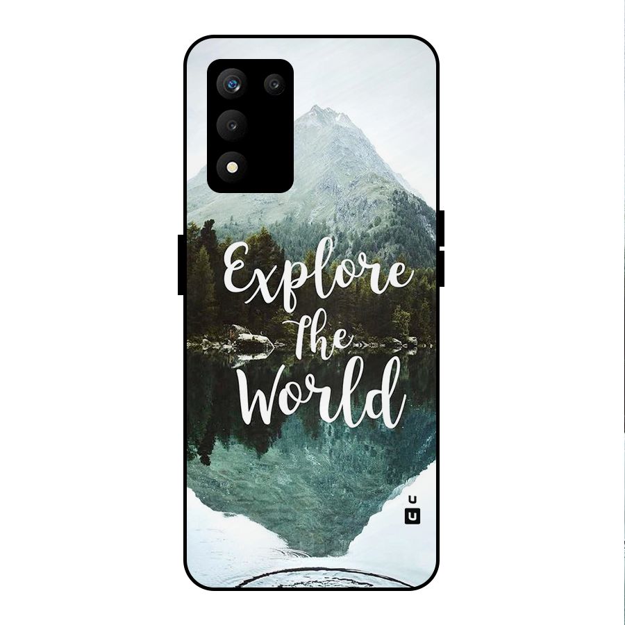 Explore The World Metal Back Case for realme 9 5G SE