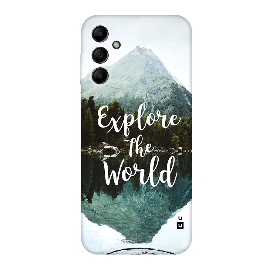 Explore The World Original Polycarbonate Back Case for Galaxy A14 5G