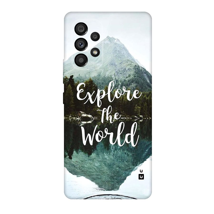 Explore The World Original Polycarbonate Back Case for Galaxy A53 5G