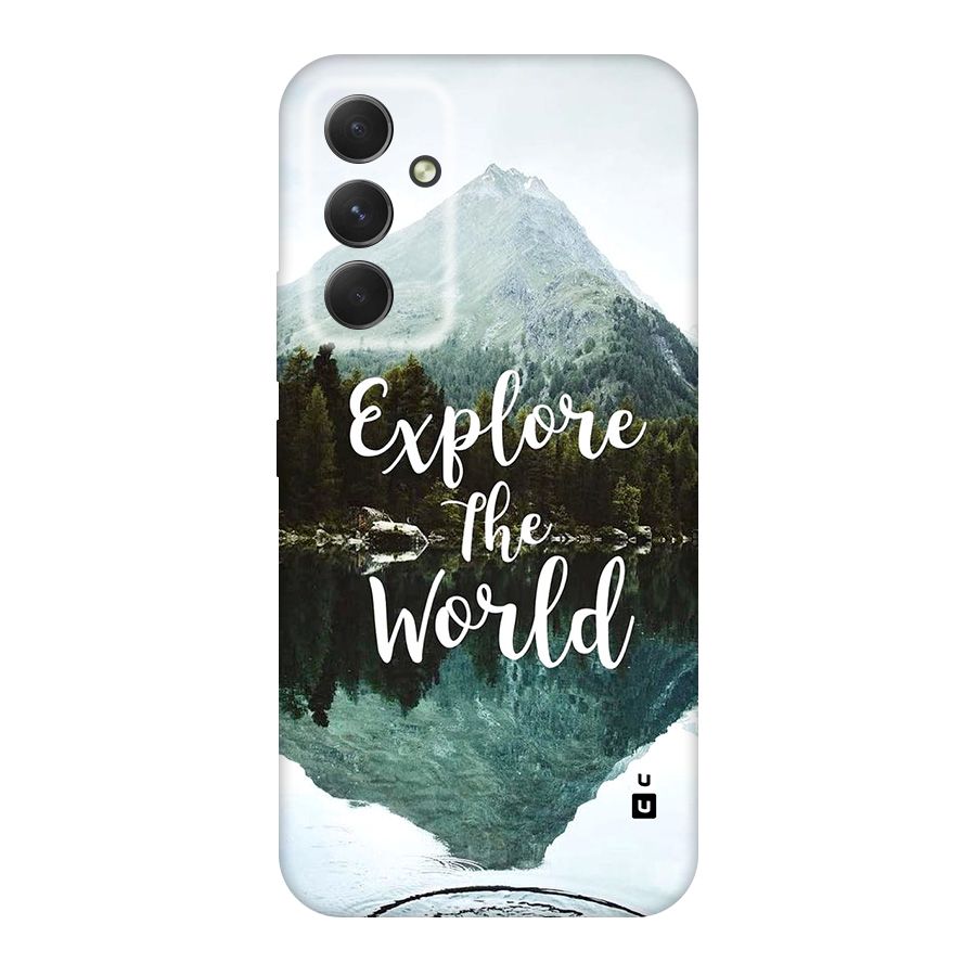 Explore The World Original Polycarbonate Back Case for Galaxy A54