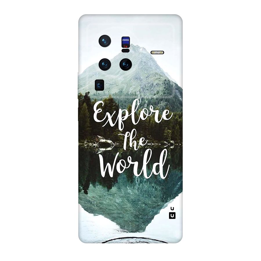 Explore The World Original Polycarbonate Back Case for Vivo X80