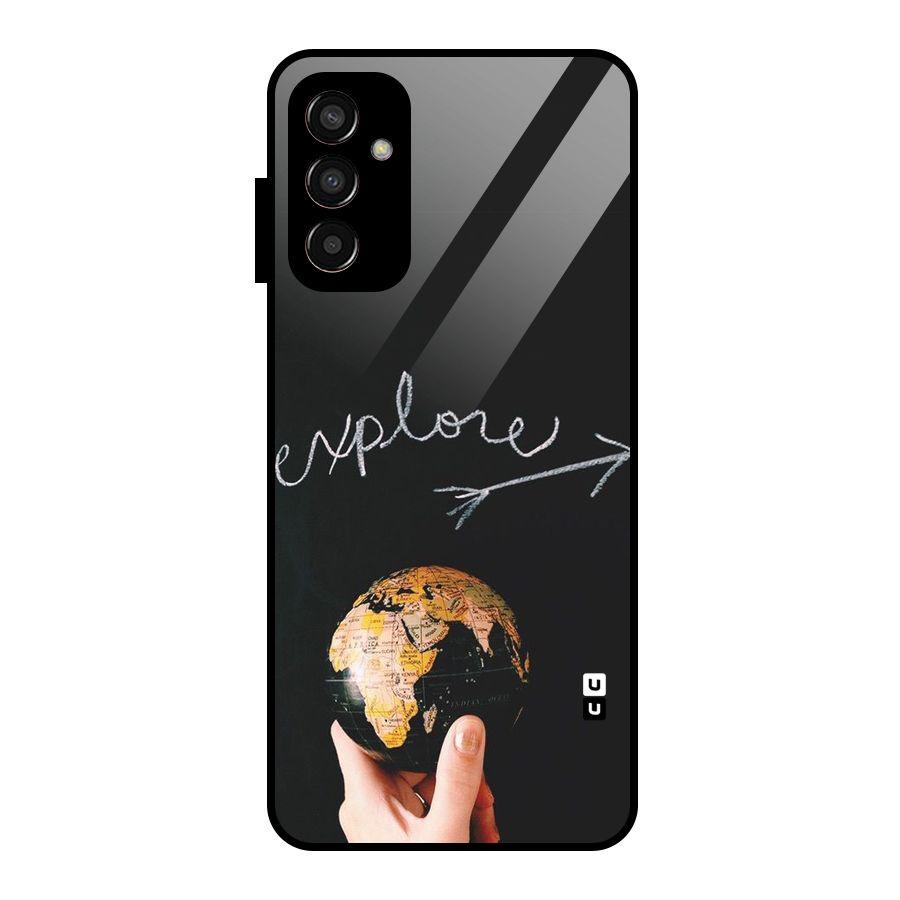 Explore World Glass Back Case for Galaxy F13