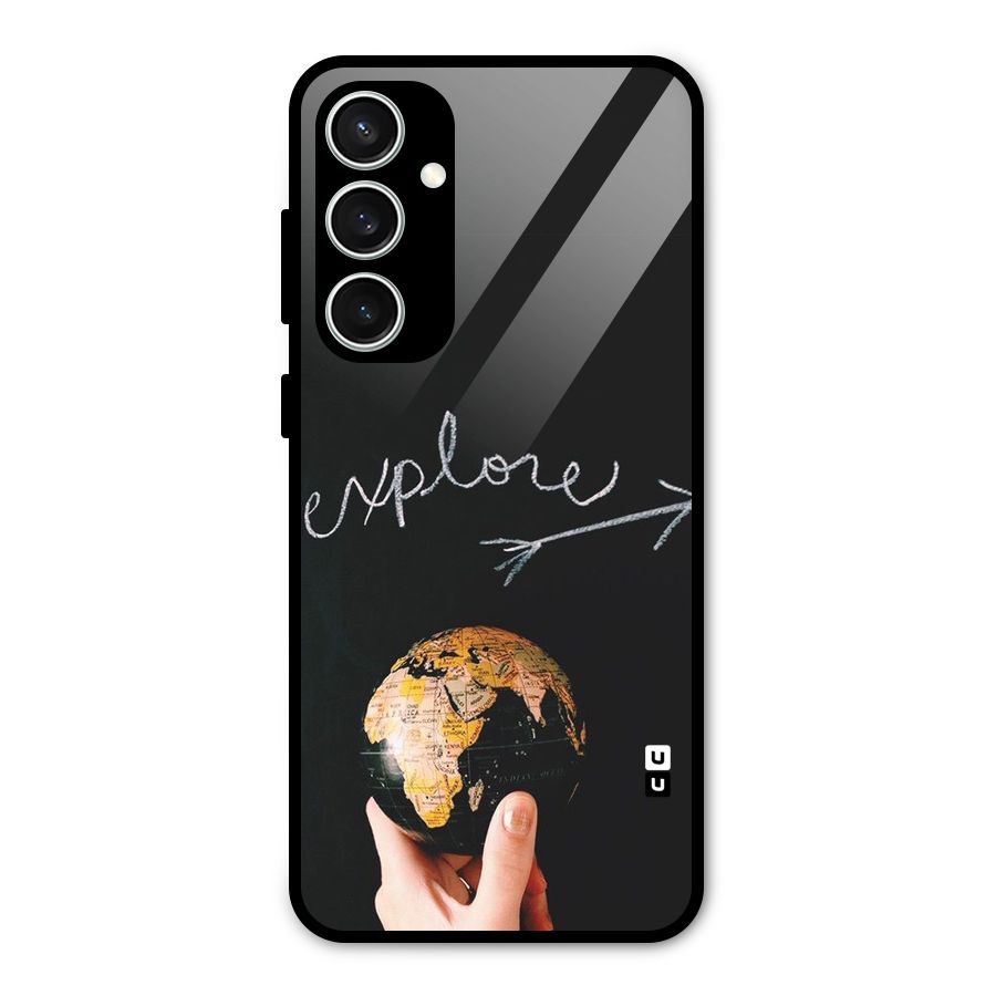 Explore World Glass Back Case for Galaxy S23 FE