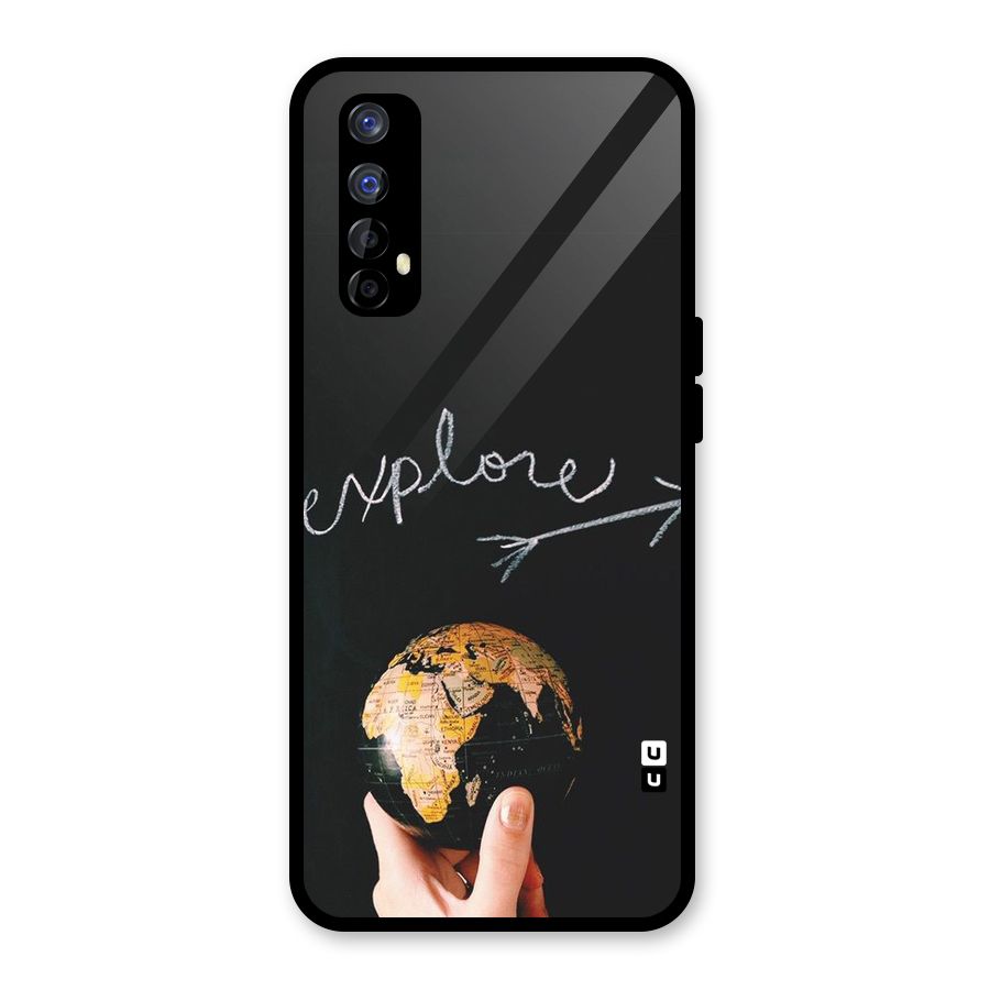 Explore World Glass Back Case for Realme Narzo 20 Pro