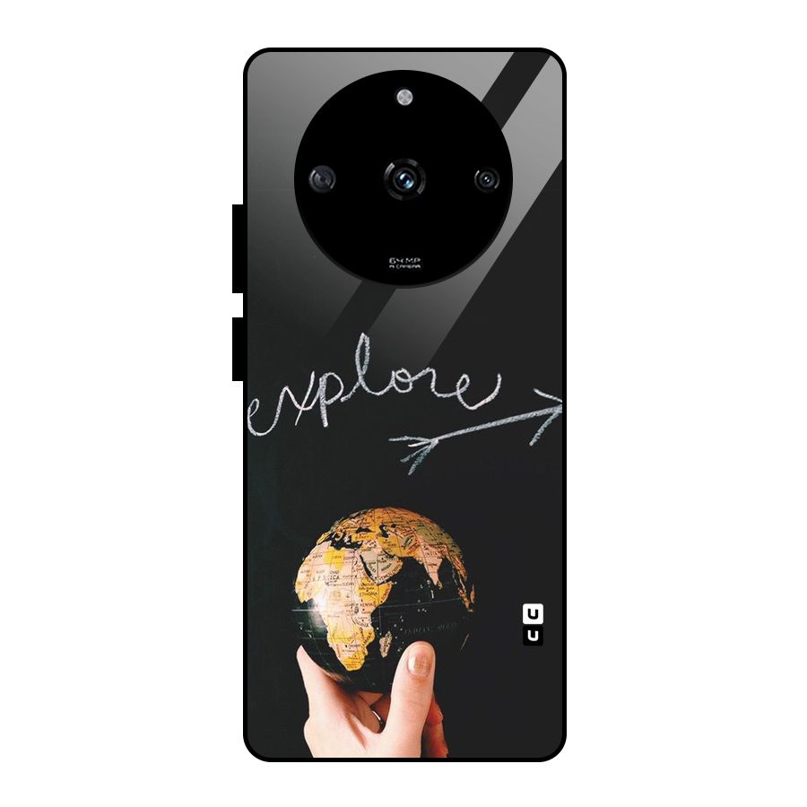 Explore World Glass Back Case for Realme Narzo 60 5G