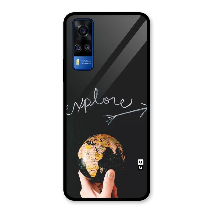 Explore World Glass Back Case for Vivo Y31