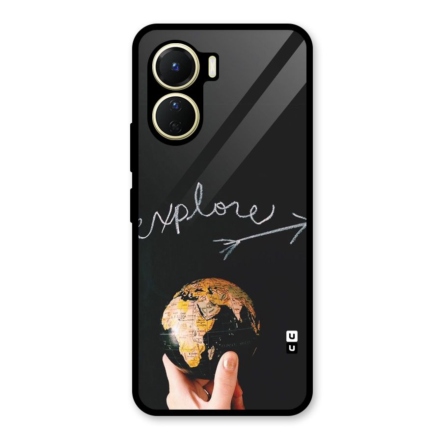 Explore World Glass Back Case for Vivo Y56