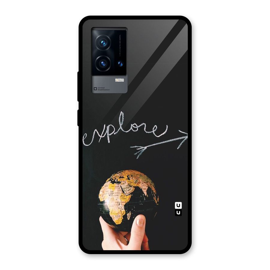 Explore World Glass Back Case for iQOO 9 5G