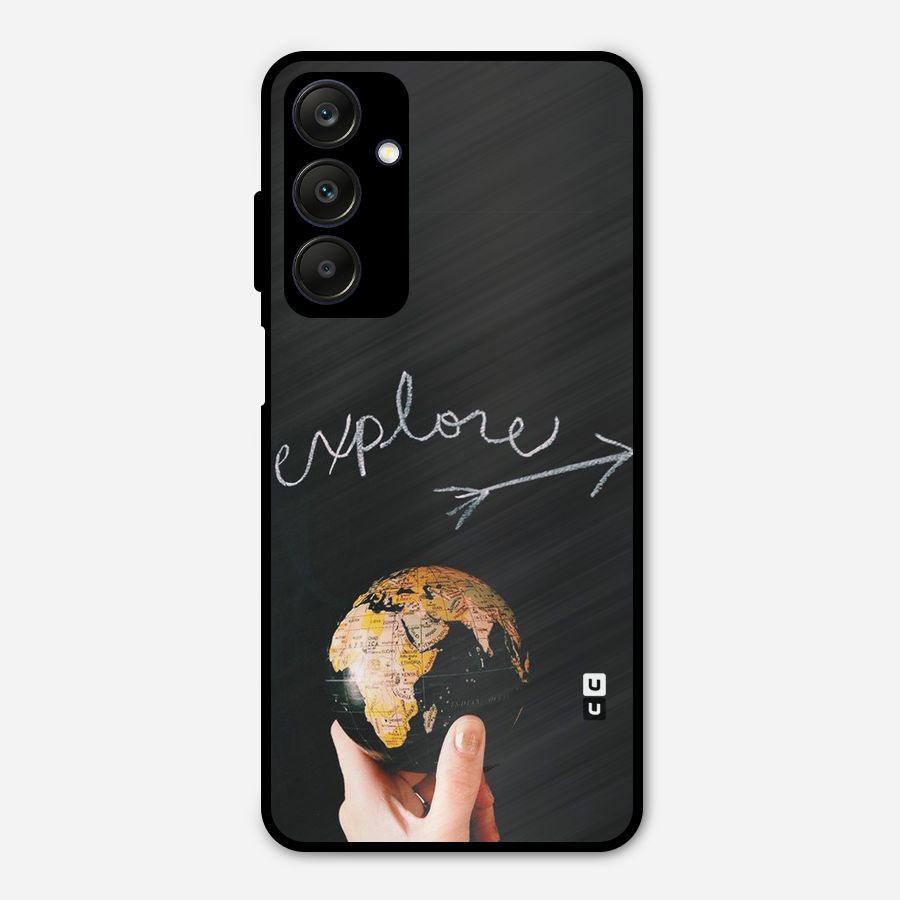 Explore World Metal Back Case for Galaxy A25 5G