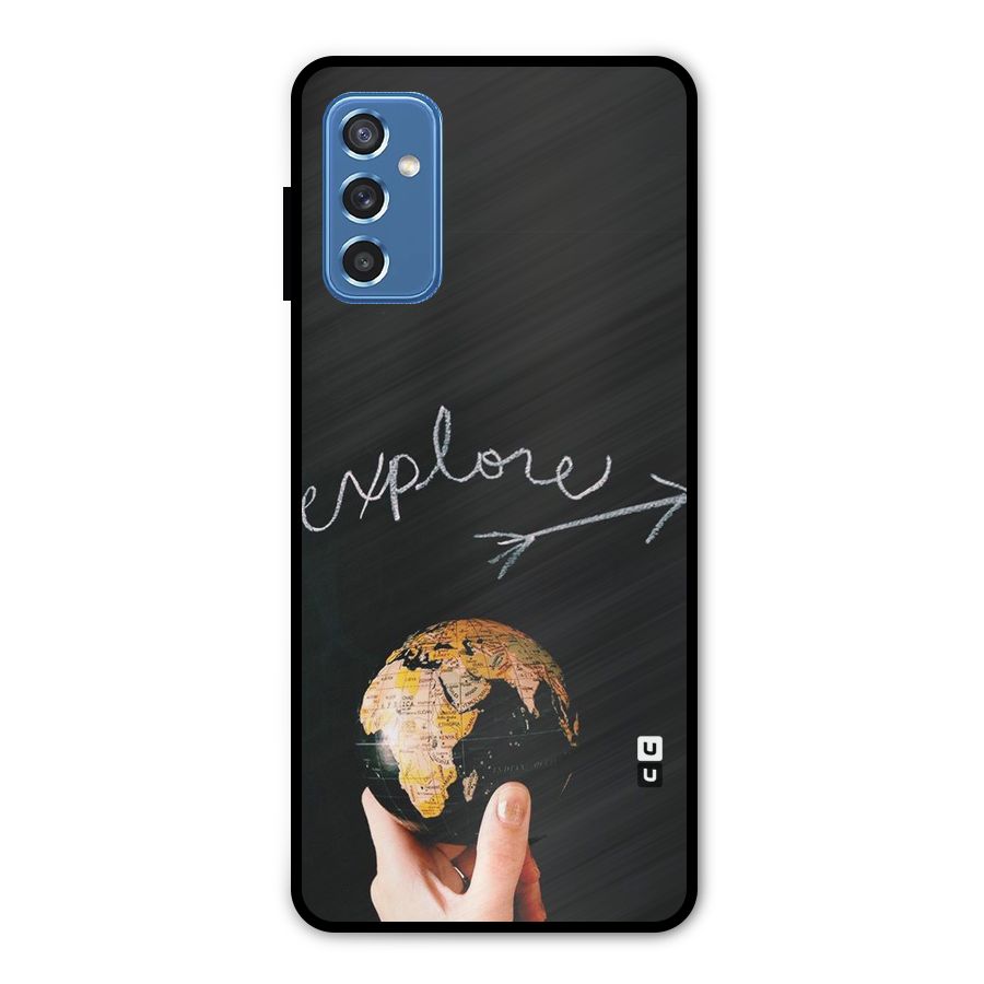 Explore World Metal Back Case for Galaxy M52 5G
