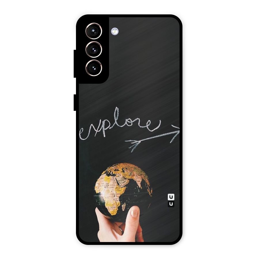 Explore World Metal Back Case for Galaxy S21 Plus
