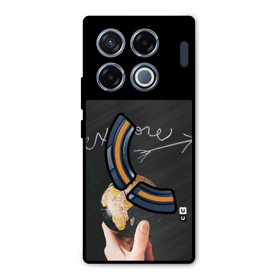 Explore World Metal Back Case for Infinix GT 20 Pro