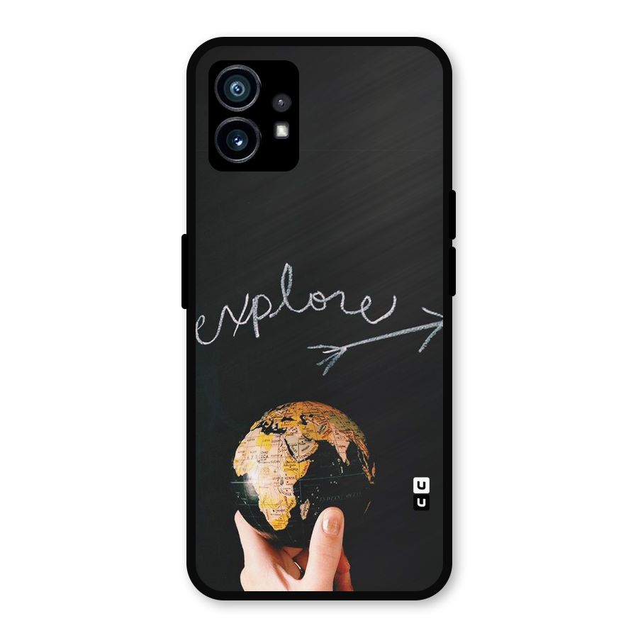 Explore World Metal Back Case for Nothing Phone 1