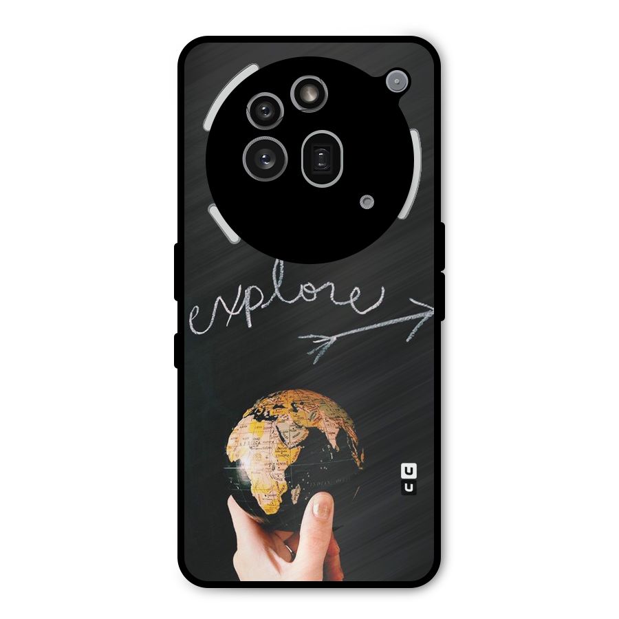 Explore World Metal Back Case for Nothing Phone 3a Pro