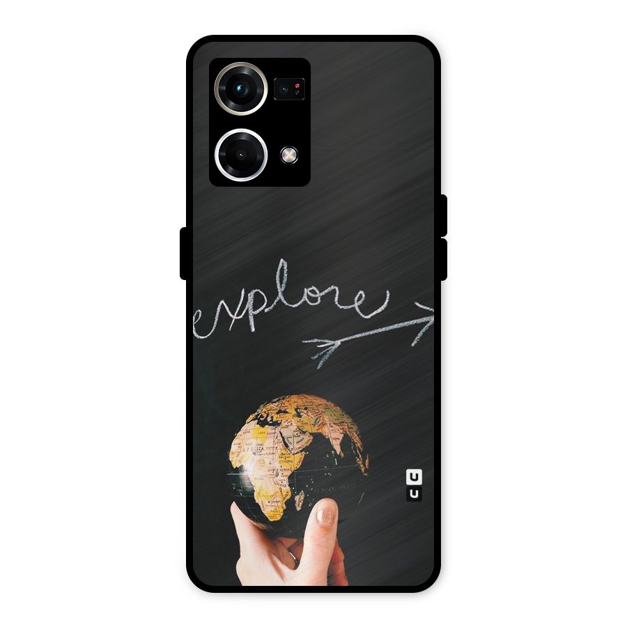 Explore World Metal Back Case for Oppo F21s Pro 4G