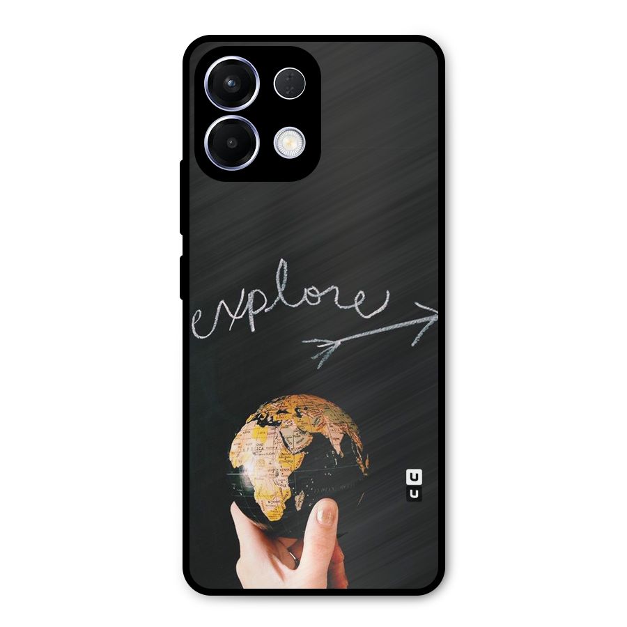 Explore World Metal Back Case for Oppo K13