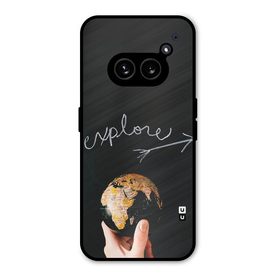 Explore World Metal Back Case for Nothing Phone 2a
