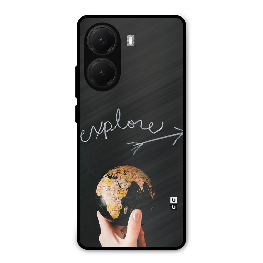Explore World Metal Back Case for Poco X7 Pro