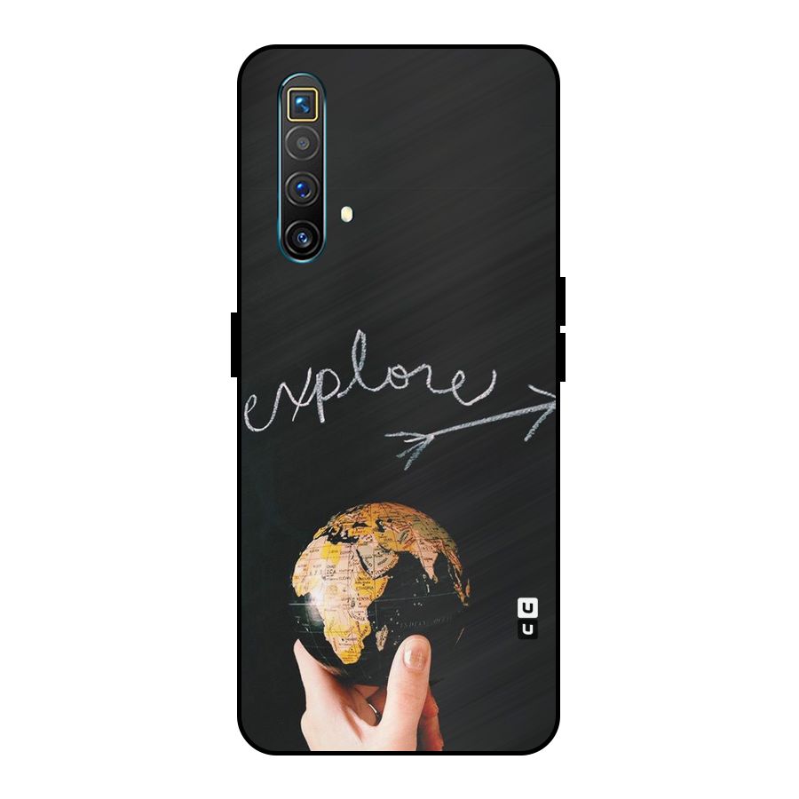 Explore World Metal Back Case for Realme X3 SuperZoom
