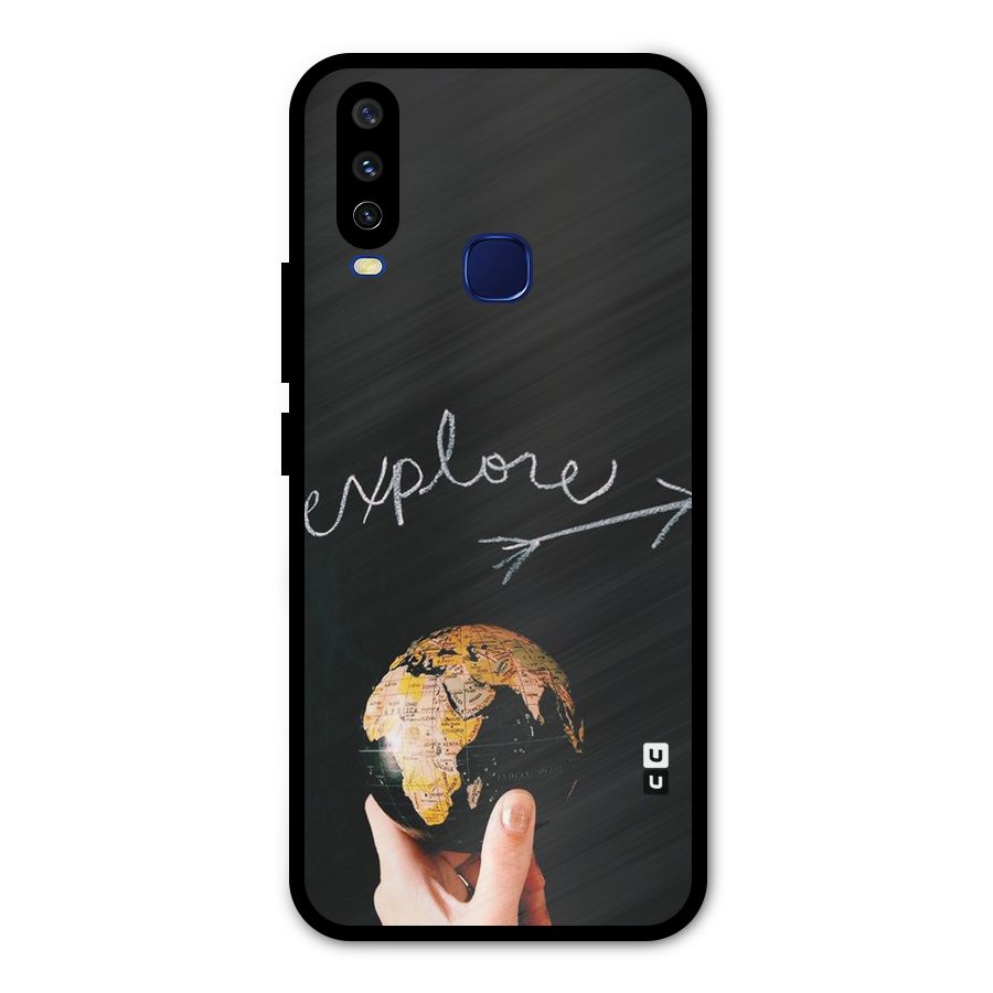 Explore World Metal Back Case for Vivo V17