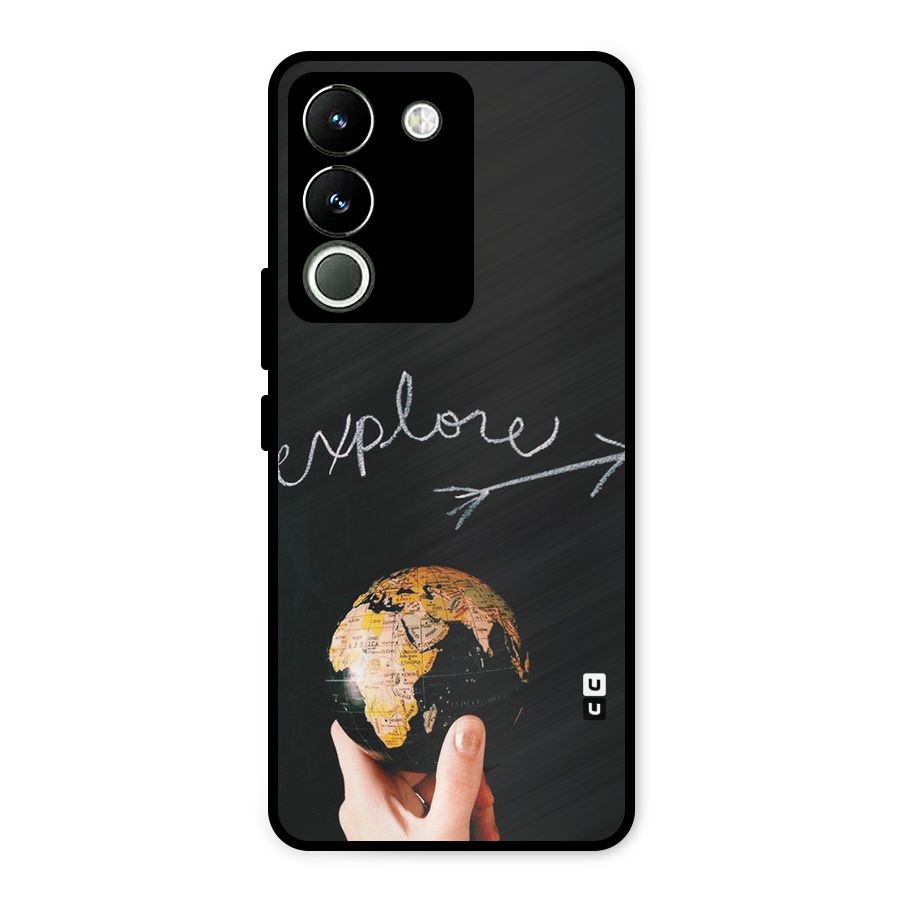 Explore World Metal Back Case for Vivo Y200
