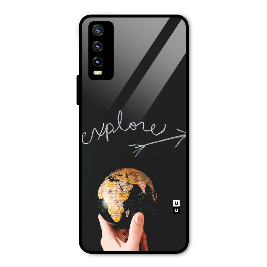 Explore World Metal Back Case for Vivo Y20t