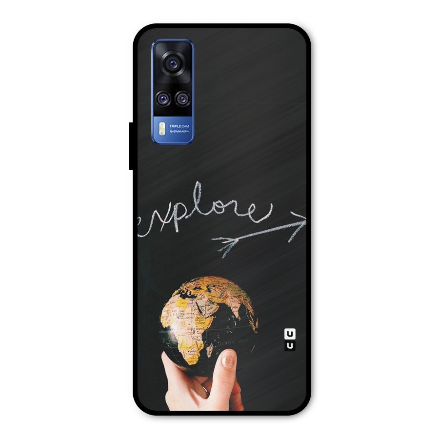 Explore World Metal Back Case for Vivo Y31