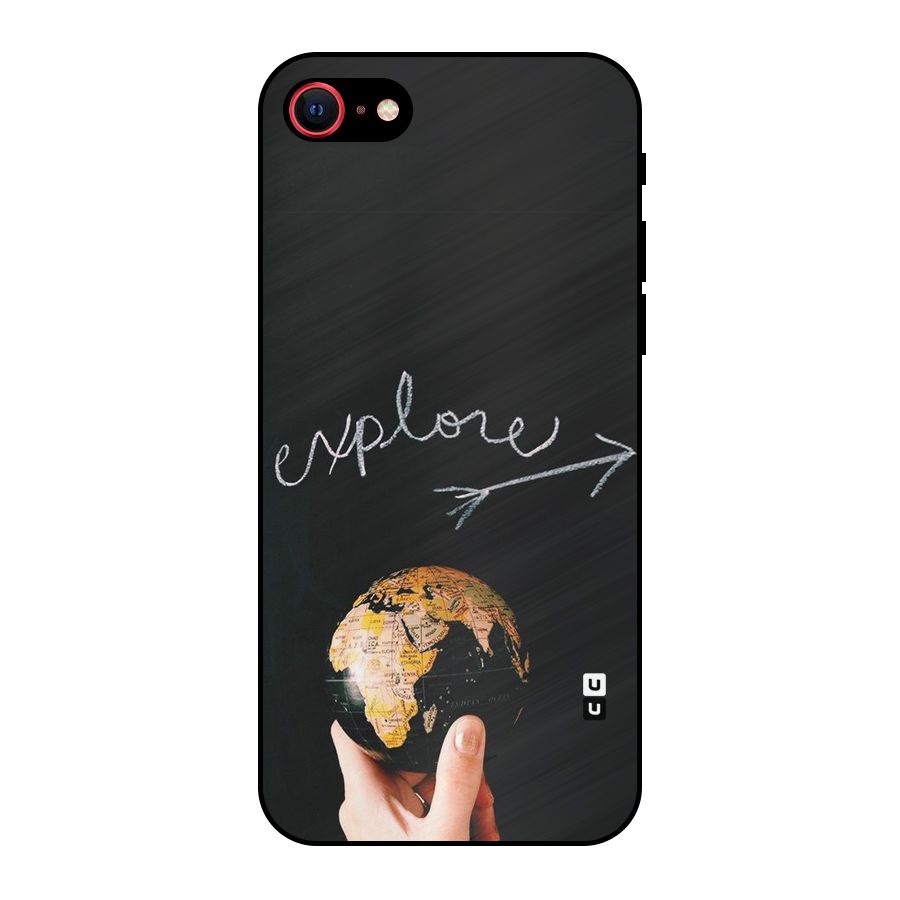 Explore World Metal Back Case for iPhone SE 2022